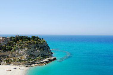 The rock of Tropea - Calabria clipart