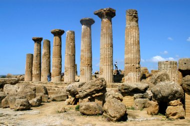 agrigento - Sicilya tapınaklarda Vadisi