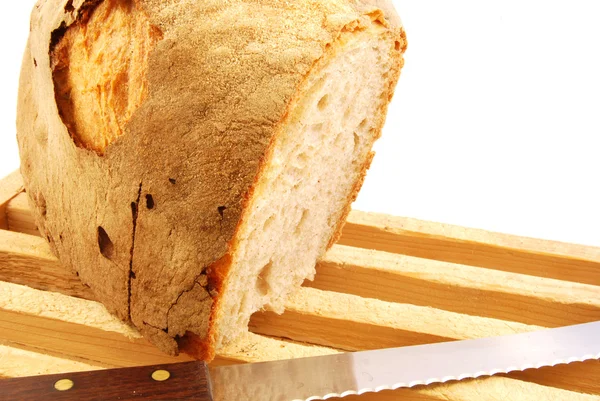 Hembakat bröd i köket — Stockfoto