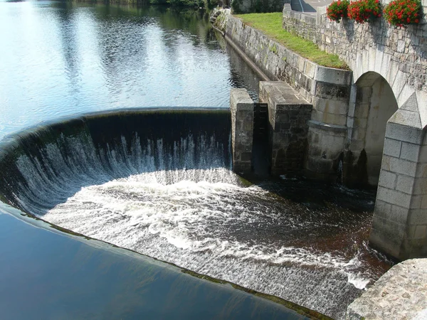 Hidroelektrik - huelgoat - brittany - Fransa — Stok fotoğraf