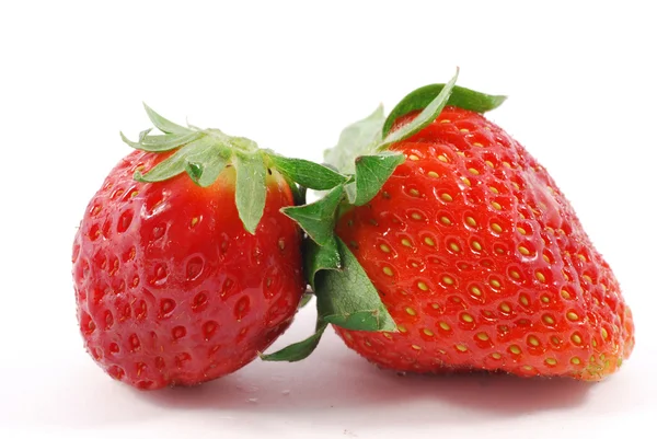 Strawberries on white background — Stock Photo, Image