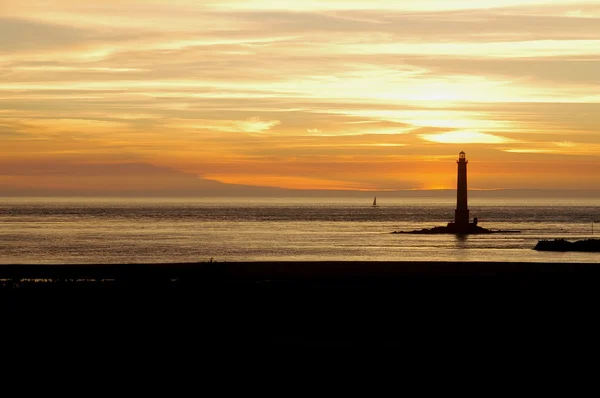 キャップ デ ラ ハーグ - ノルマンディー - 灯台フランス — ストック写真