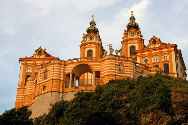 Klasztor melk - austria — Zdjęcie stockowe