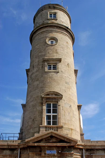 Stara latarnia morska gatteville - Normandia - Francja — Zdjęcie stockowe