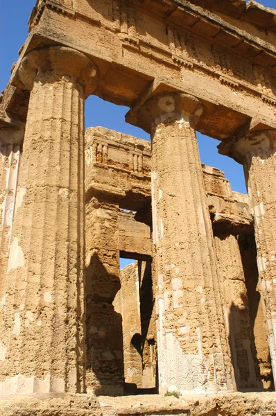 Agrigento (detay) - Sicilya tapınaklarda Vadisi — Stok fotoğraf