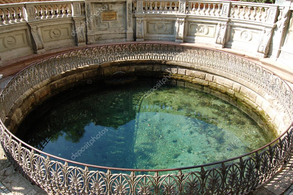 The source of the Danube Donaueschingen Germany — Stock Photo © francofox 6063261
