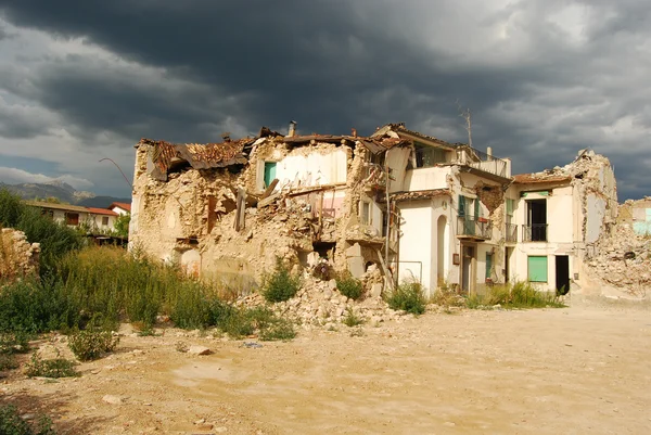 stock image The rubble of the earthquake in Abruzzo