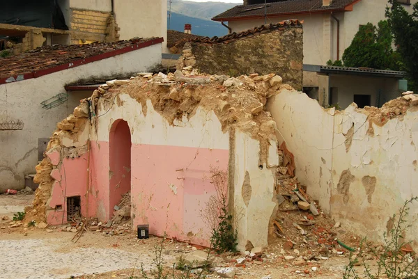 V troskách zemětřesení v Itálii — Stock fotografie