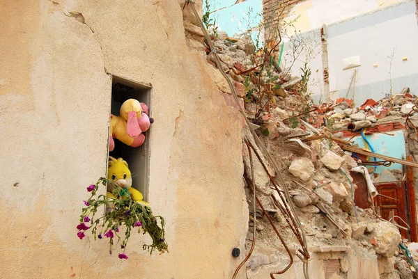 Stock image The rubble of the earthquake in Abruzzo (Italy)