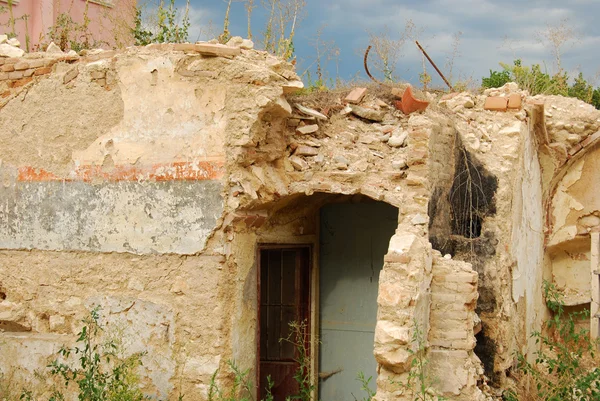 Abruzzo에 지진의 잔해 — 스톡 사진