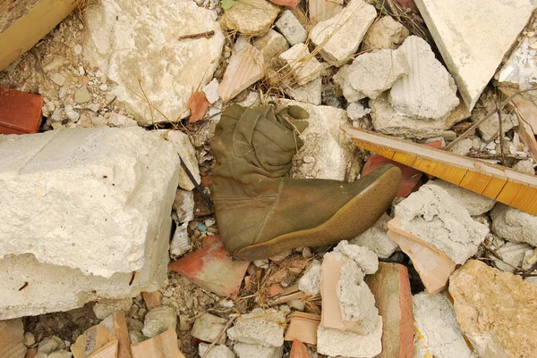 stock image The rubble of the earthquake in Abruzzo