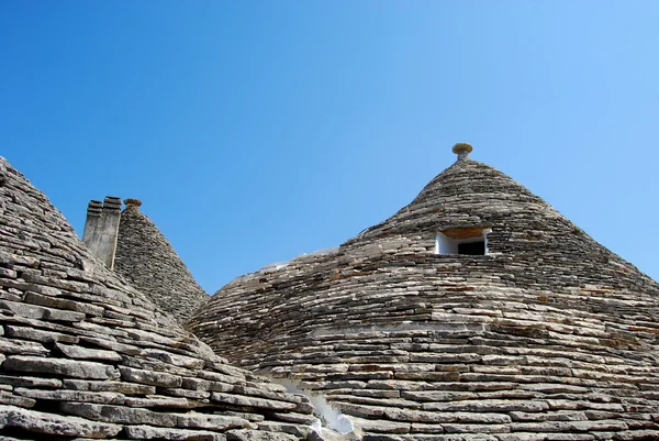 Τα trulli του Αλμπερομπέλο - Απουλίας - Ιταλία — Φωτογραφία Αρχείου