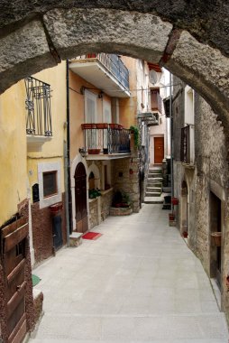 Alley Assergi - Abruzzo - Italy clipart
