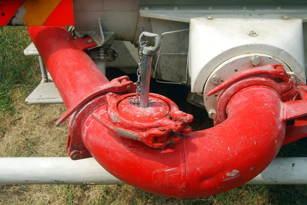펌프 트럭 피팅 — 스톡 사진