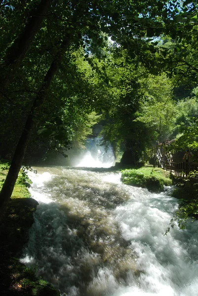 stock image Marmore waterfalls and mountain scenery 011