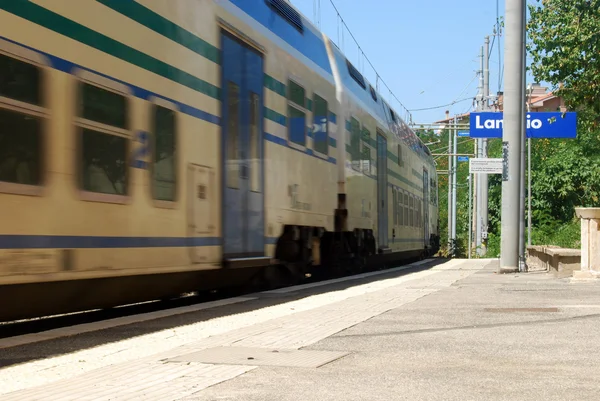 Moving train — Stock Photo, Image