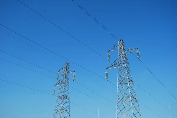 Trellis transmission of electricity 05 — Stock Photo, Image