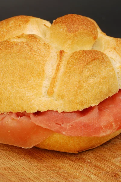 Brood en ham 004 — Stockfoto