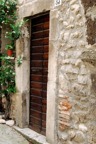Door - Assergi - Abruzzo - Italy — Stock Photo, Image