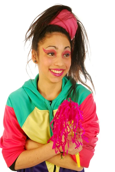 Maquiagem menina para o Carnaval — Fotografia de Stock