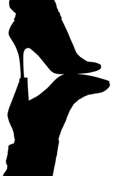 Sarka és a magas sarkú cipő — Stock Fotó