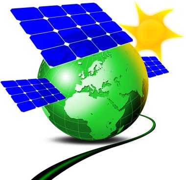 Pannello solare clipart