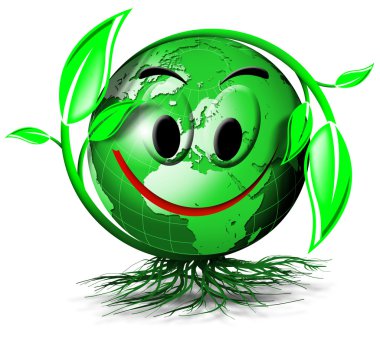 World tree smile clipart