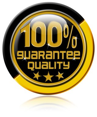 100 percent Quality Guarantee clipart