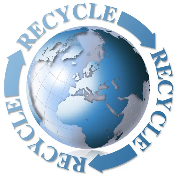 Reciclagem mundial — Fotografia de Stock