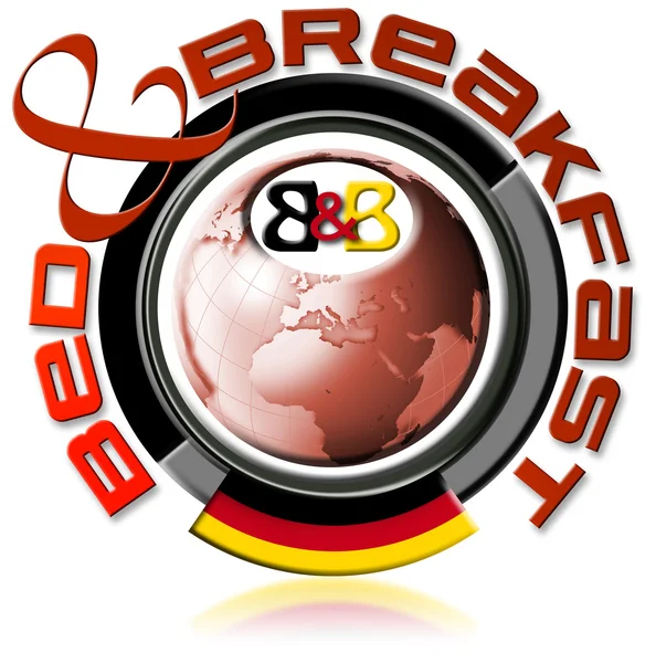 Bed & breakfast deutschland — Stockfoto