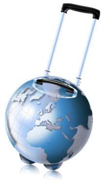 World trolley last minute clipart