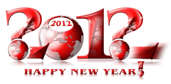 2012 perché felice anno nuovo — Foto Stock
