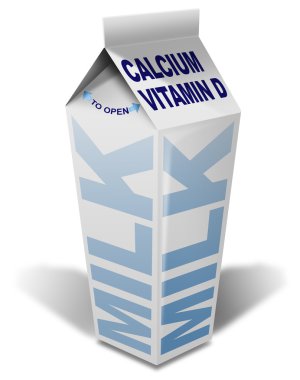 Milk carton clipart