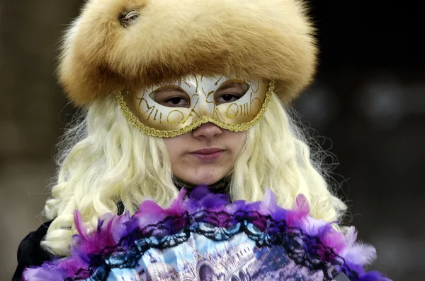 ベネチアン ・ カーニバル マスク — ストック写真