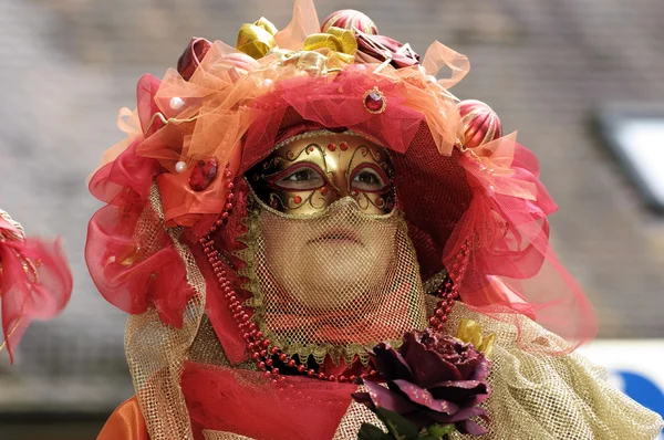 Венецианская карнавальная маска — стоковое фото