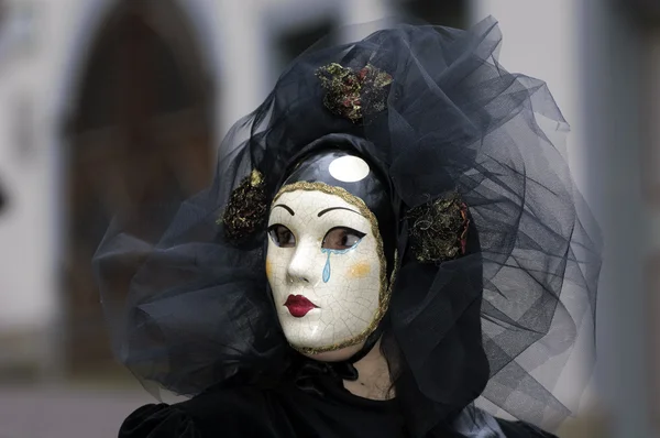 Wenecki karnawał maska — Zdjęcie stockowe