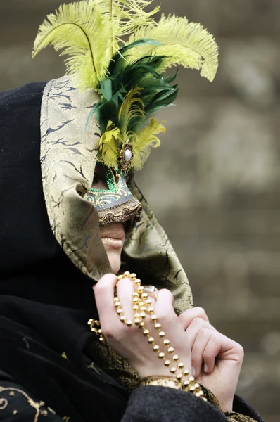 Maschera carnevale veneziano — Foto Stock