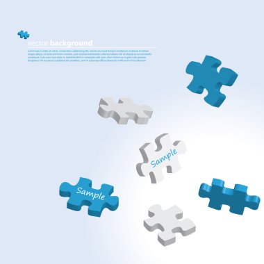 Puzzle design clipart