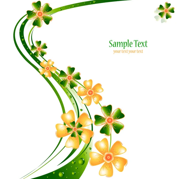 stock vector Elegant floral background