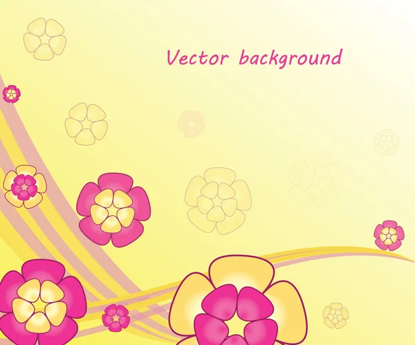Eleganter floraler Hintergrund — Stockvektor