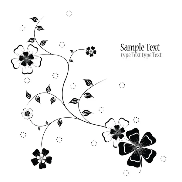 Élégant fond floral — Image vectorielle