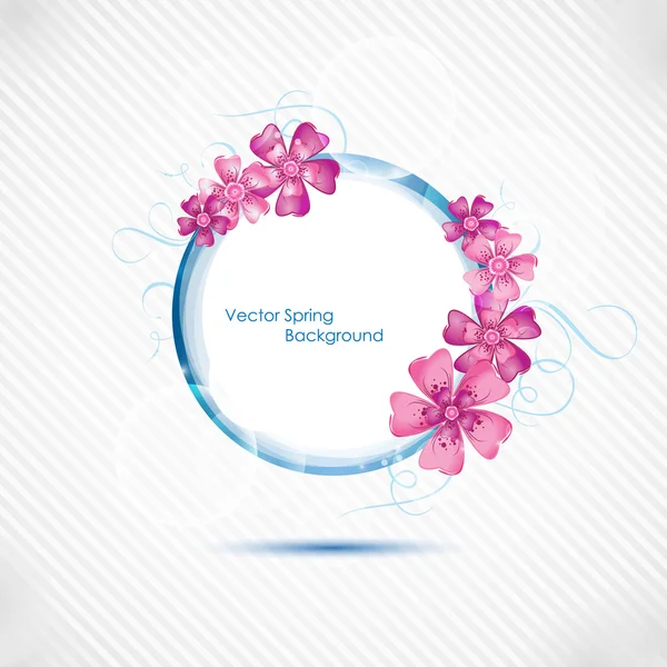 Elegantní květinové pozadí — Stockový vektor