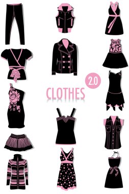 Clothes silhouettes 2.0 clipart