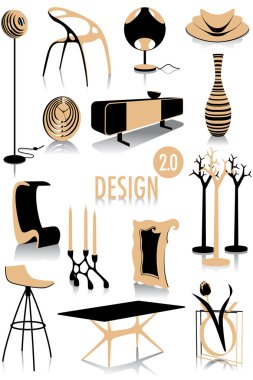 Design silhouettes 2.0 clipart