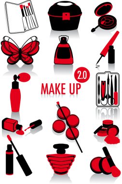Make-up silhouettes 2.0 clipart