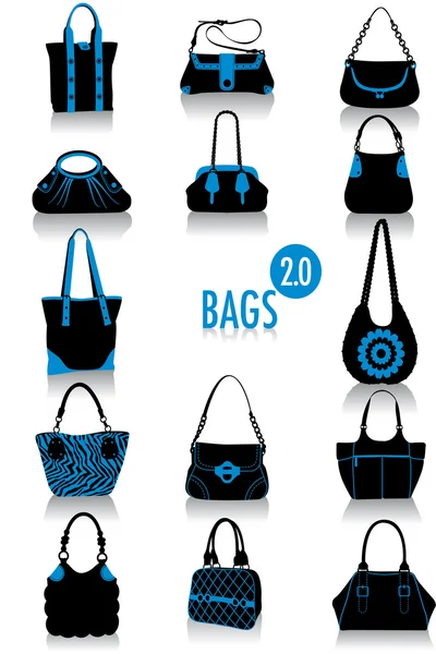 stock vector Bags silhouettes 2.0