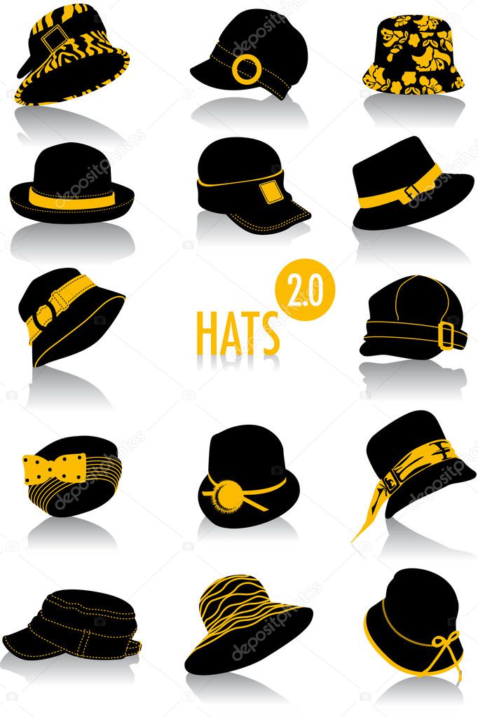 Hats silhouettes 2.0