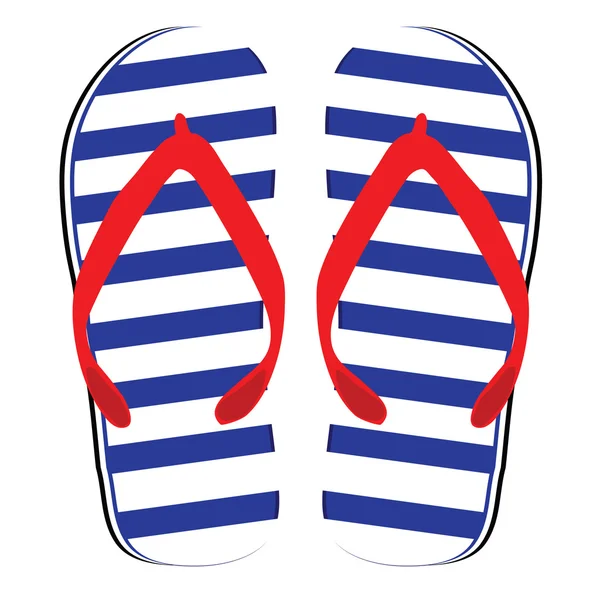 Color flip flop silhouette — Stock Photo © drgaga #6447336