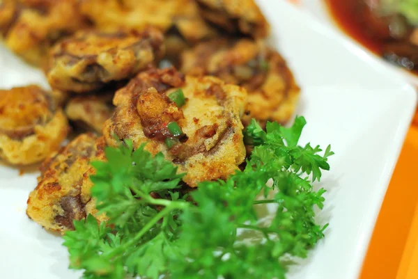 Chinesische Vegetarier täuschen Fleisch vor — Stockfoto