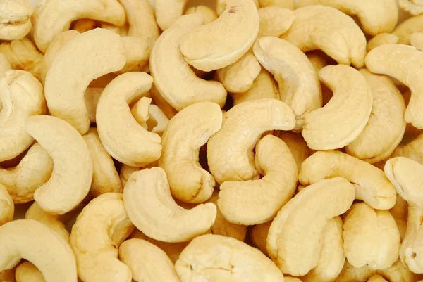 Detailní záběr kešu ořechů — Stock fotografie